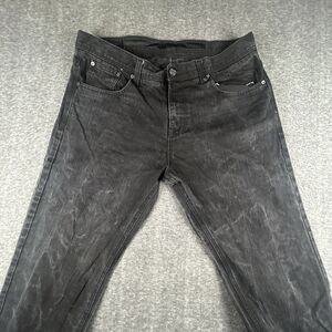 Jordan Craig Jeans Mens 38x34 Black Straight Fit Casual Denim Pants JE6607